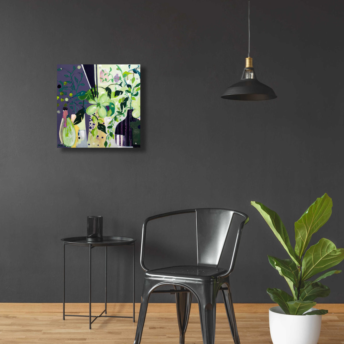 Epic Art 'Constance' by Pamela K. Beer Acrylic Glass Wall Art,24x24