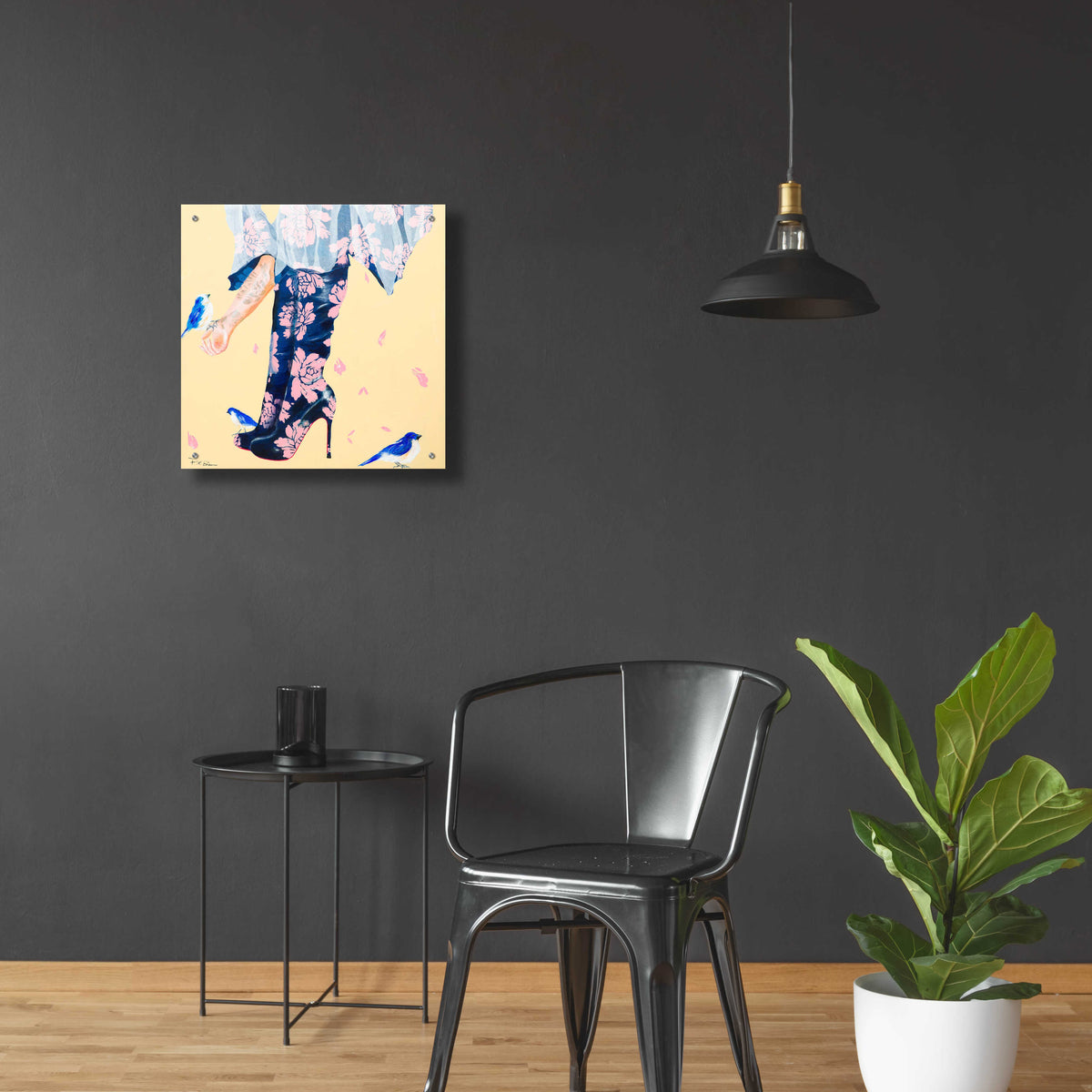 Epic Art 'Her Best Friends' by Pamela K. Beer Acrylic Glass Wall Art,24x24