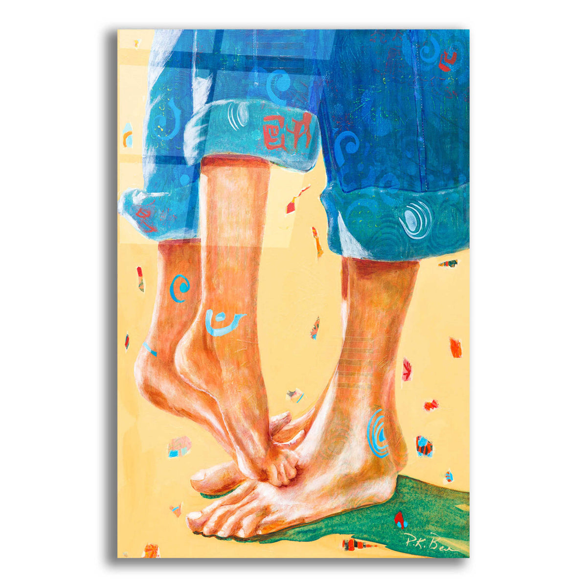 Epic Art 'Better Together' by Pamela K. Beer Acrylic Glass Wall Art