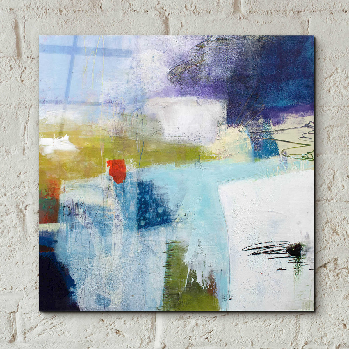 Epic Art 'Assurance' by Pamela K. Beer Acrylic Glass Wall Art,12x12