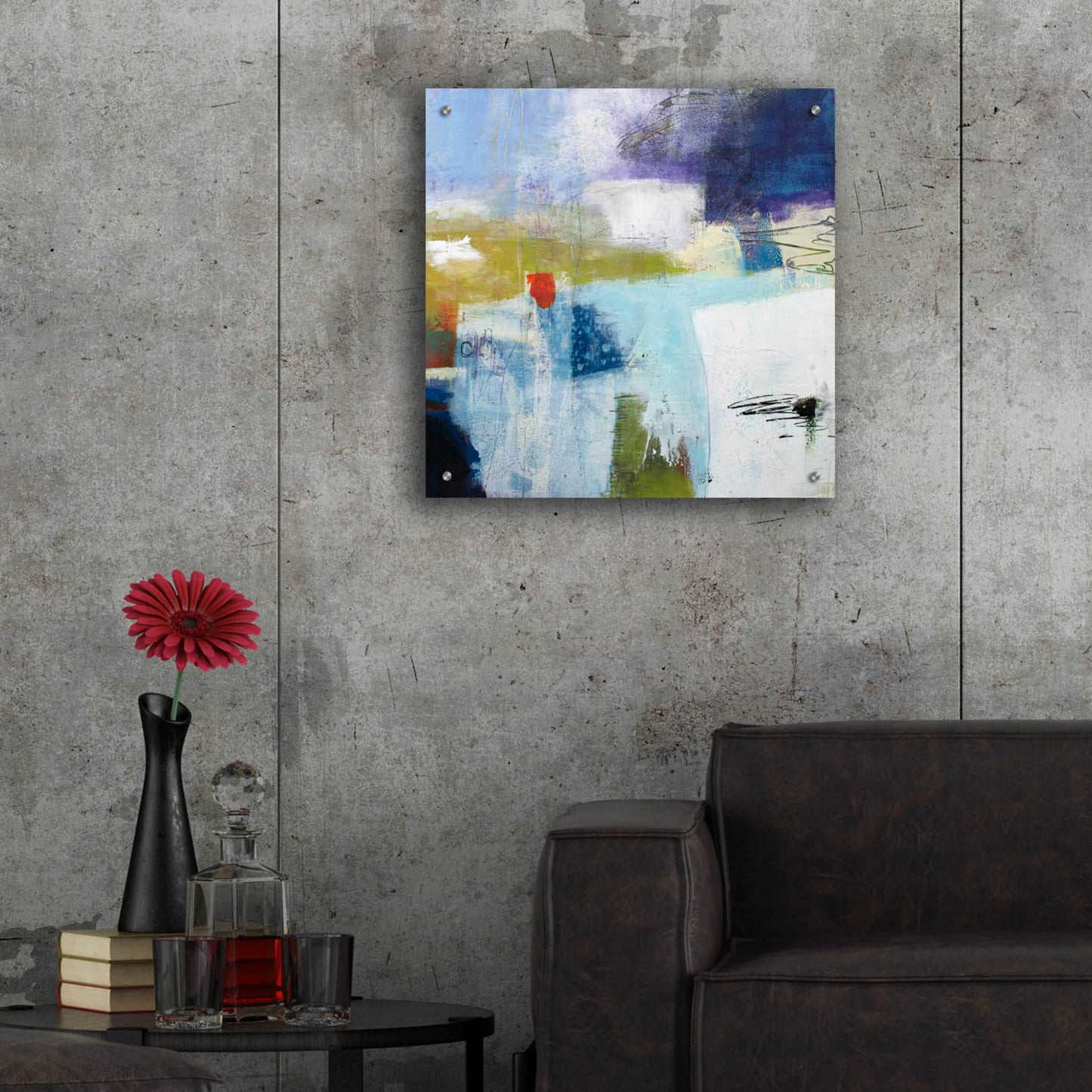 Epic Art 'Assurance' by Pamela K. Beer Acrylic Glass Wall Art,24x24