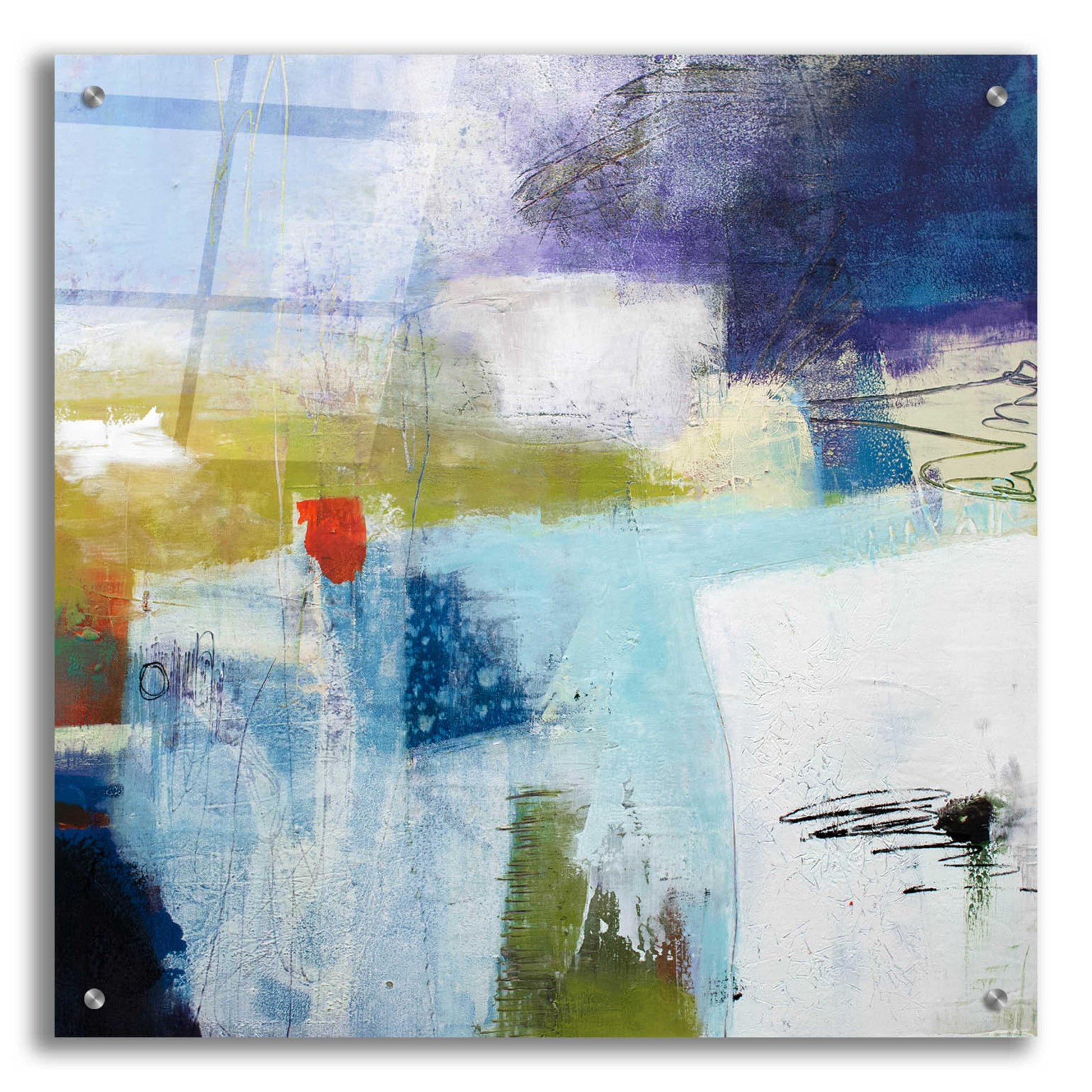 Epic Art 'Assurance' by Pamela K. Beer Acrylic Glass Wall Art,24x24