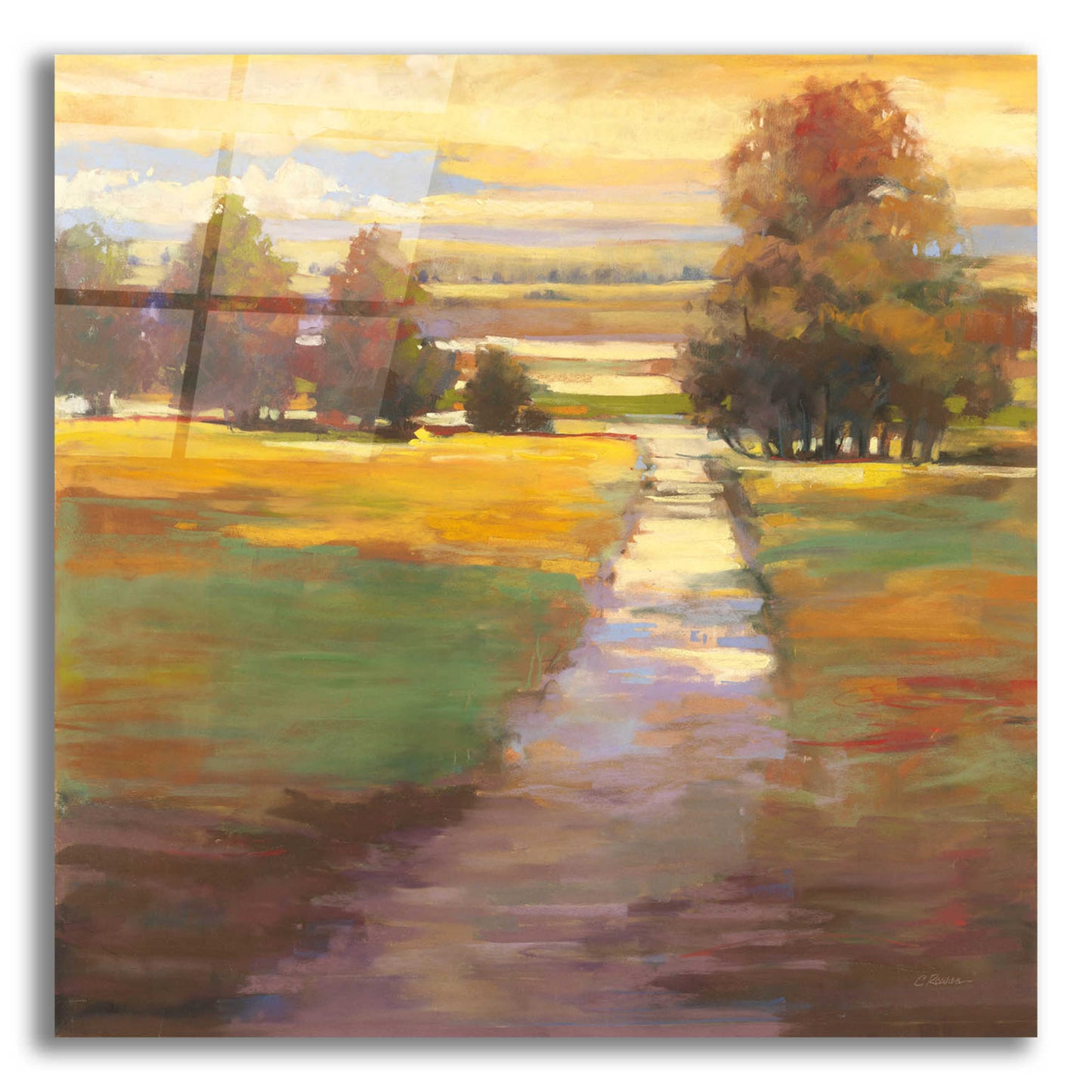 Epic Art 'October Path' by Carol Rowan, Acrylic Glass Wall Art