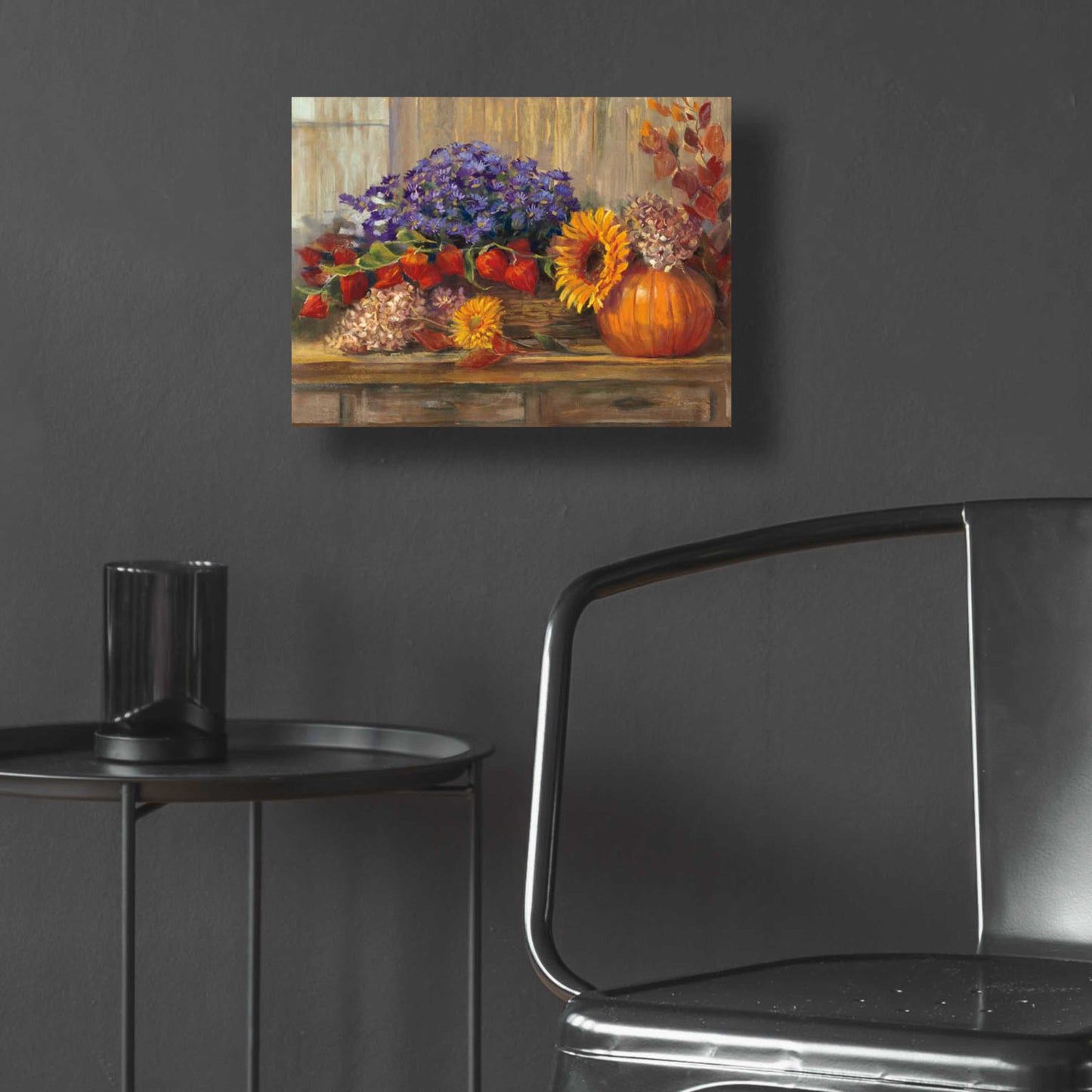 Epic Art 'October Still Life' by Carol Rowan, Acrylic Glass Wall Art,16x12