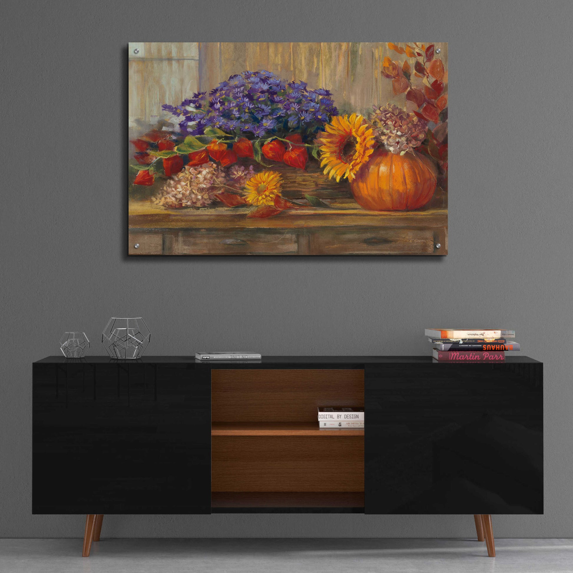 Epic Art 'October Still Life' by Carol Rowan, Acrylic Glass Wall Art,36x24