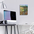 Quiet Farm Field by Carol Rowan - 12x16 acrylic wall art in a room