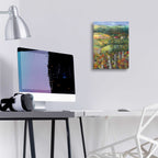 Quiet Farm Field by Carol Rowan - 12x16 acrylic wall art in a room