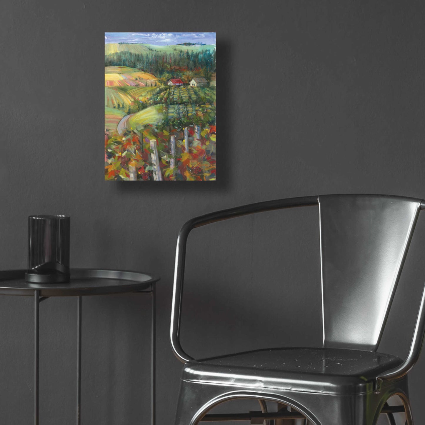 Epic Art 'Quiet Farm Field' by Carol Rowan, Acrylic Glass Wall Art,12x16