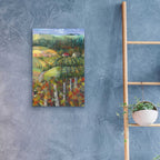 Quiet Farm Field by Carol Rowan - 16x24 acrylic wall art in a room