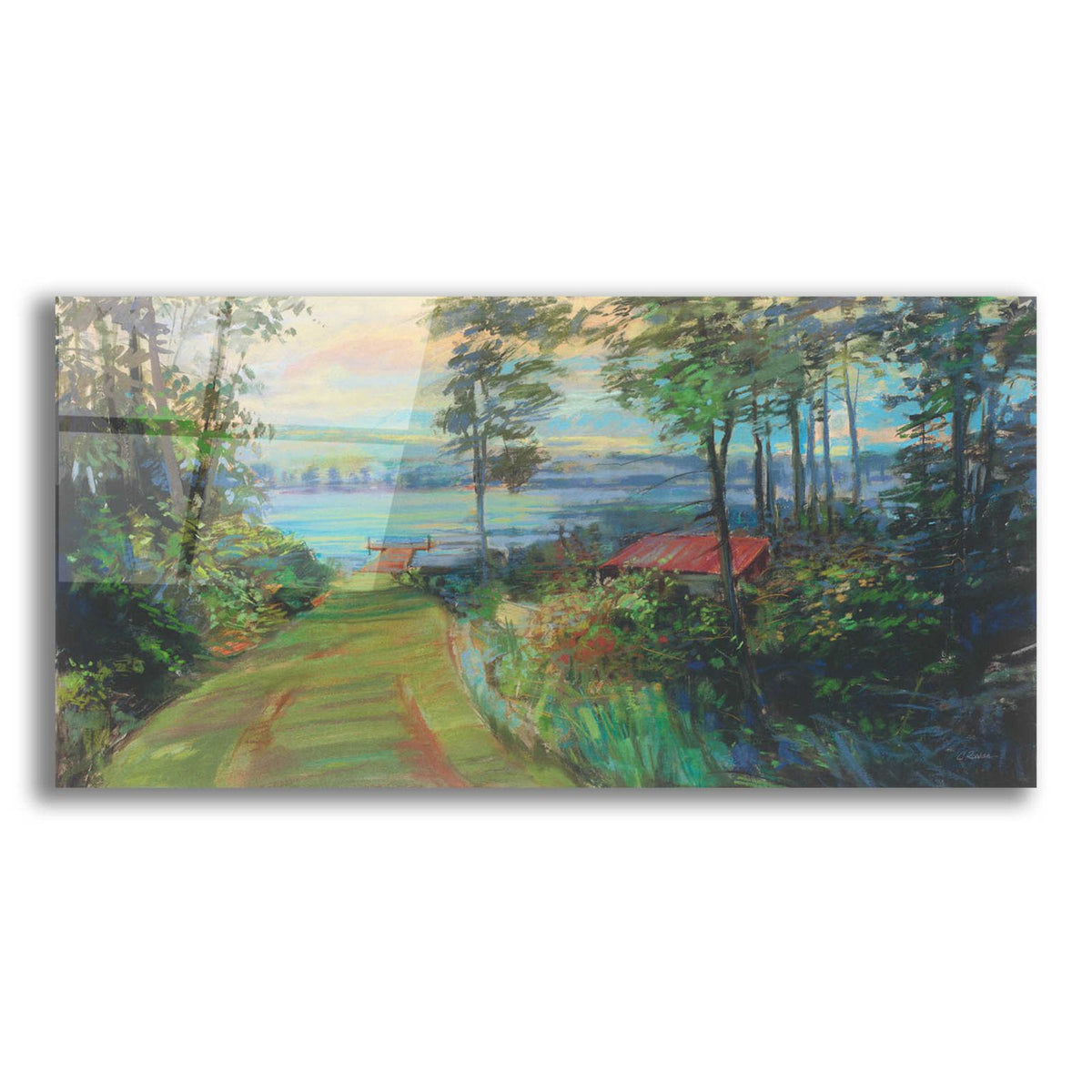 Collins Lake by Carol Rowan acrylic glass wall art
