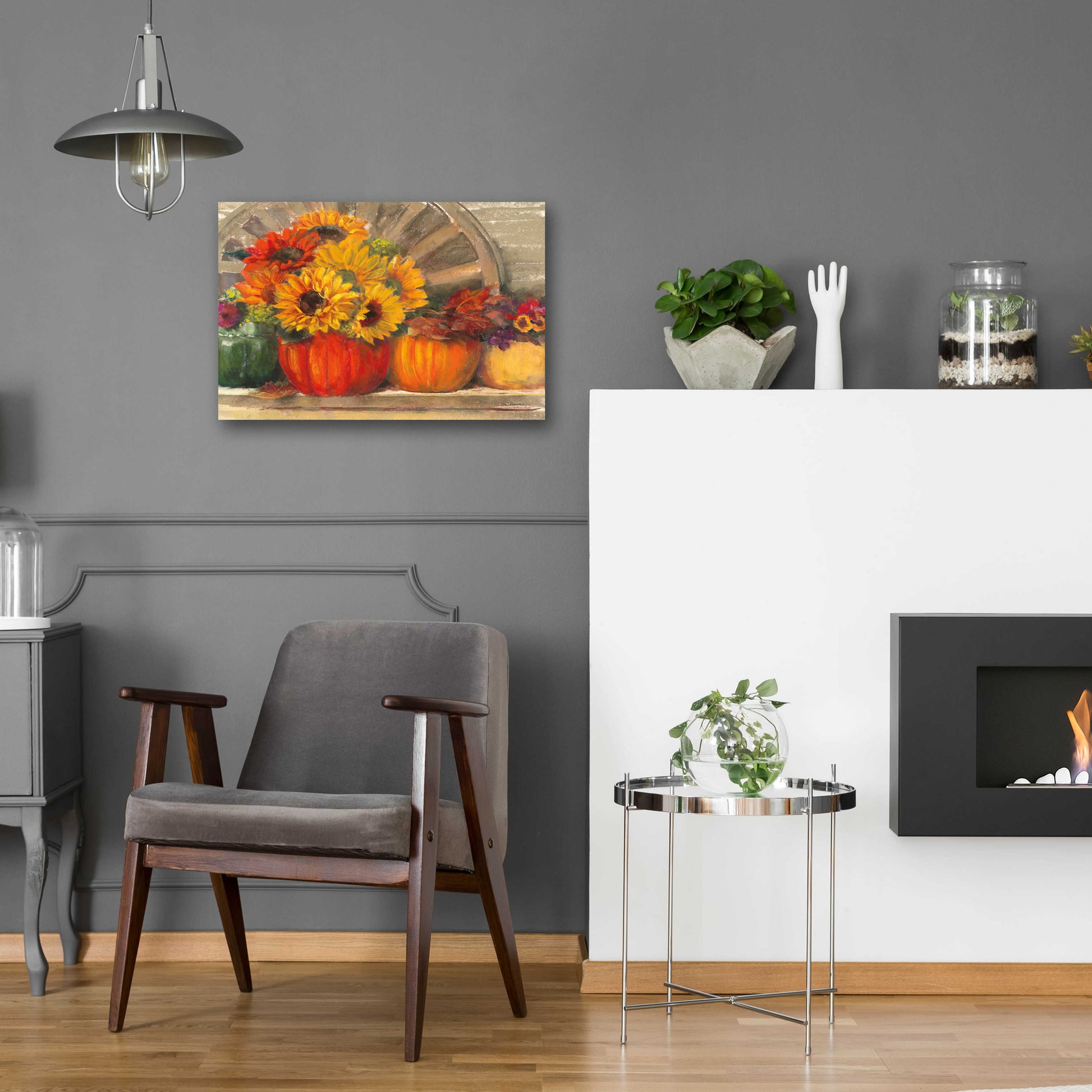 Epic Art 'Autumn Still Life Crop' by Carol Rowan, Acrylic Glass Wall Art,24x16