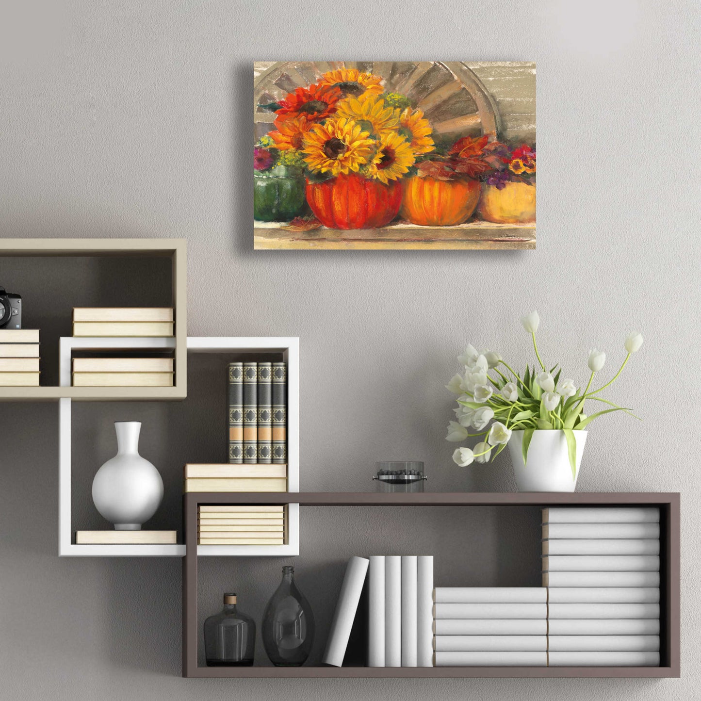 Epic Art 'Autumn Still Life Crop' by Carol Rowan, Acrylic Glass Wall Art,24x16