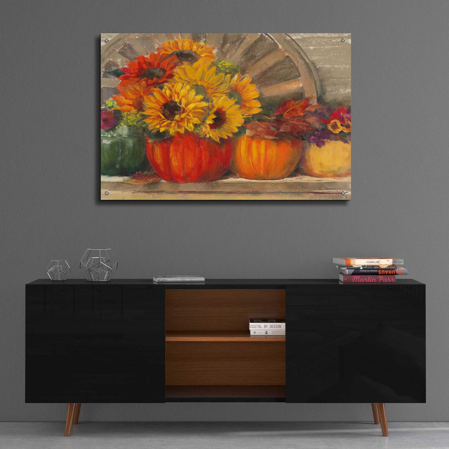 Epic Art 'Autumn Still Life Crop' by Carol Rowan, Acrylic Glass Wall Art,36x24