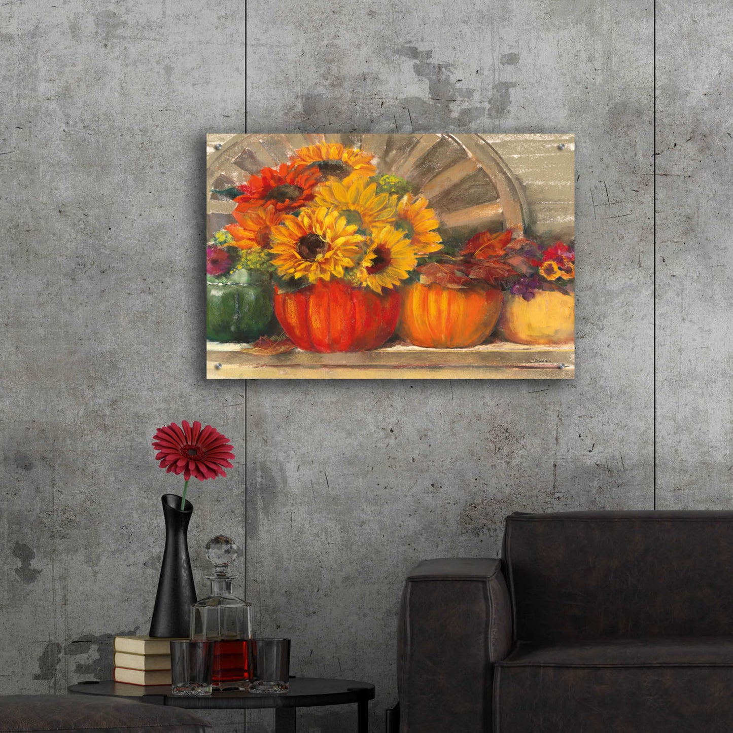 Epic Art 'Autumn Still Life Crop' by Carol Rowan, Acrylic Glass Wall Art,36x24