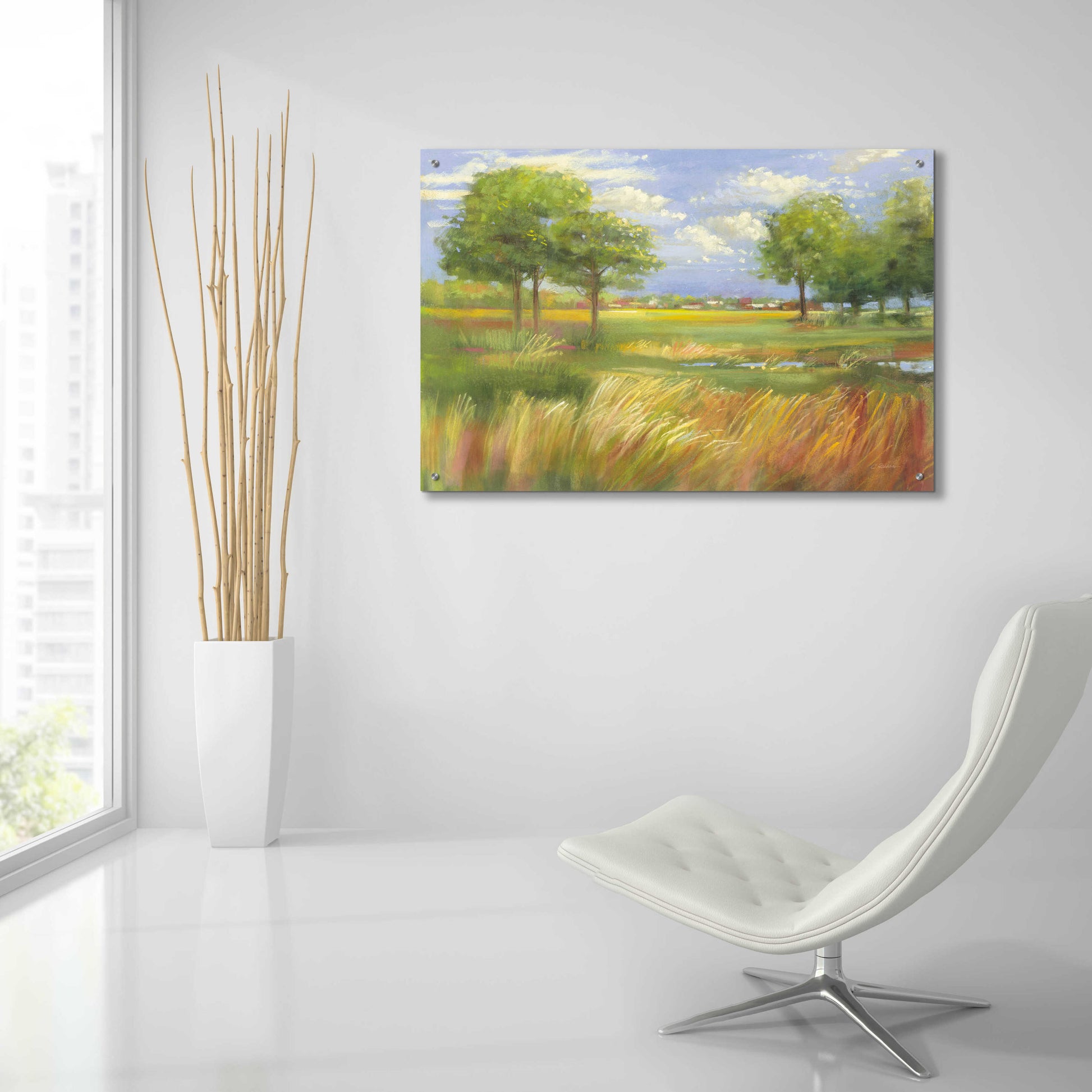 Epic Art 'Dawn By The Brook' by Carol Rowan, Acrylic Glass Wall Art,36x24