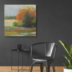 Abstract Field II by Carol Rowan - 36x36 acrylic wall art in a room