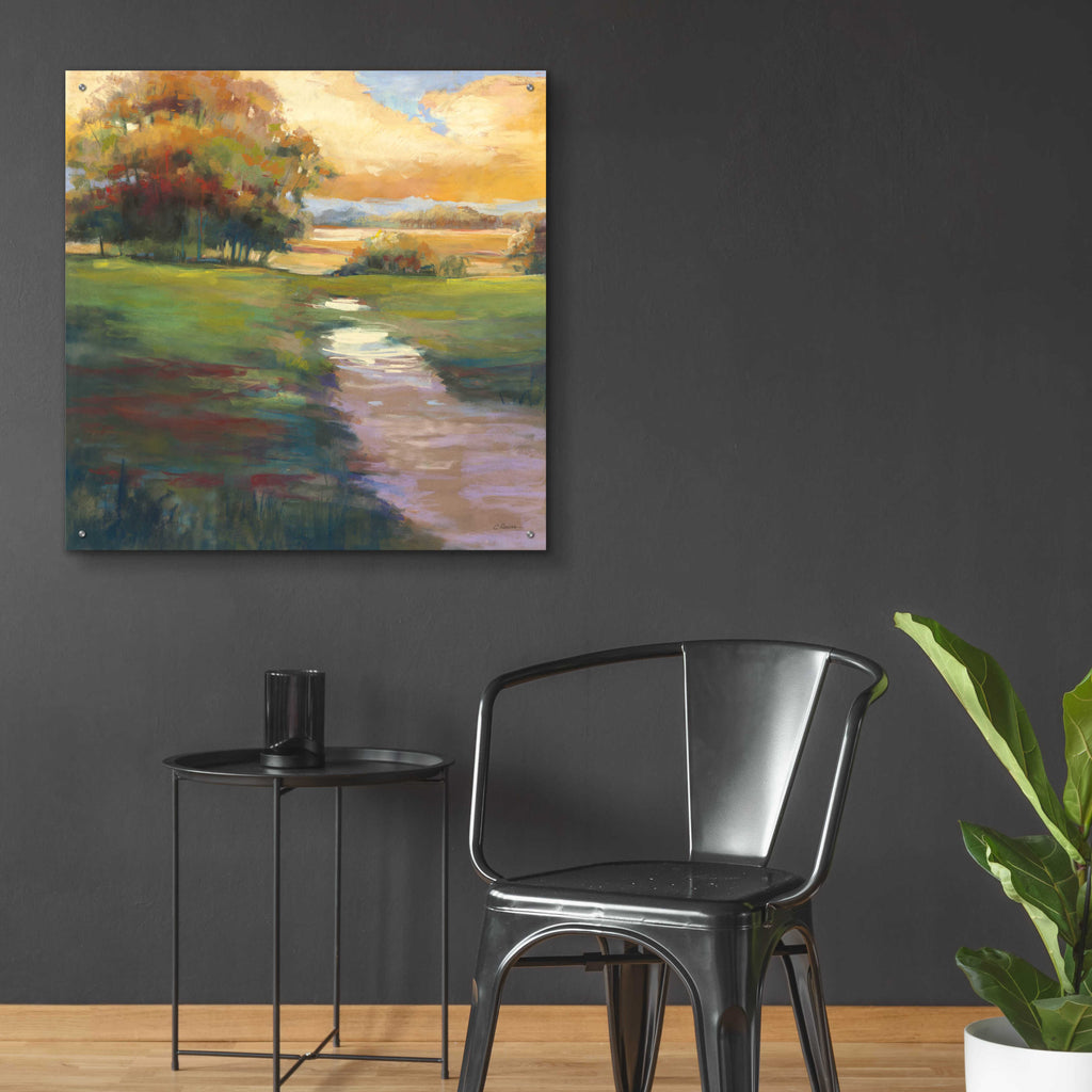 Out For A Walk by Carol Rowan - 36x36 acrylic wall art in a room