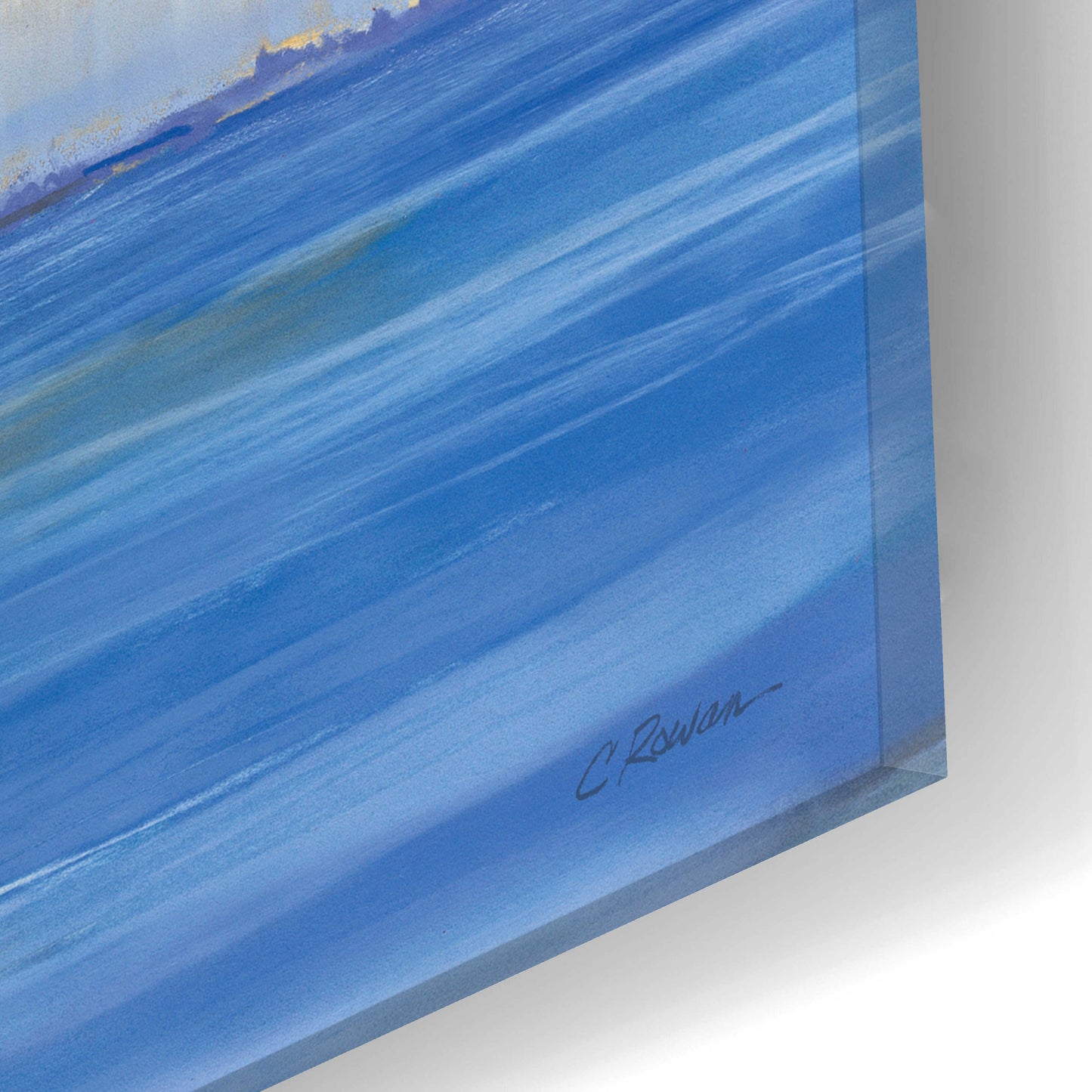 Epic Art 'Sunday Morning Sail V2' by Carol Rowan, Acrylic Glass Wall Art,24x12