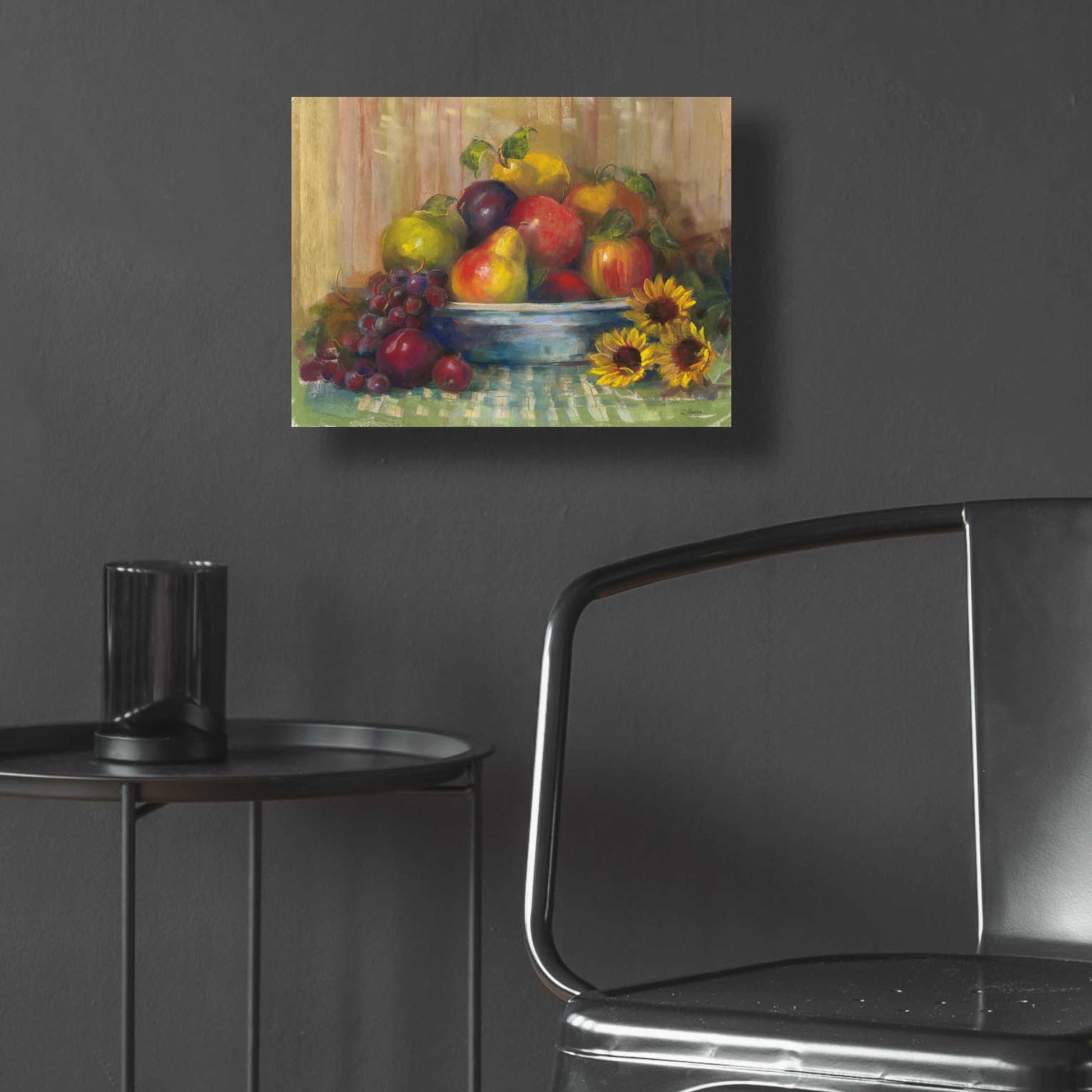 Epic Art 'Fruit Basket' by Carol Rowan, Acrylic Glass Wall Art,16x12