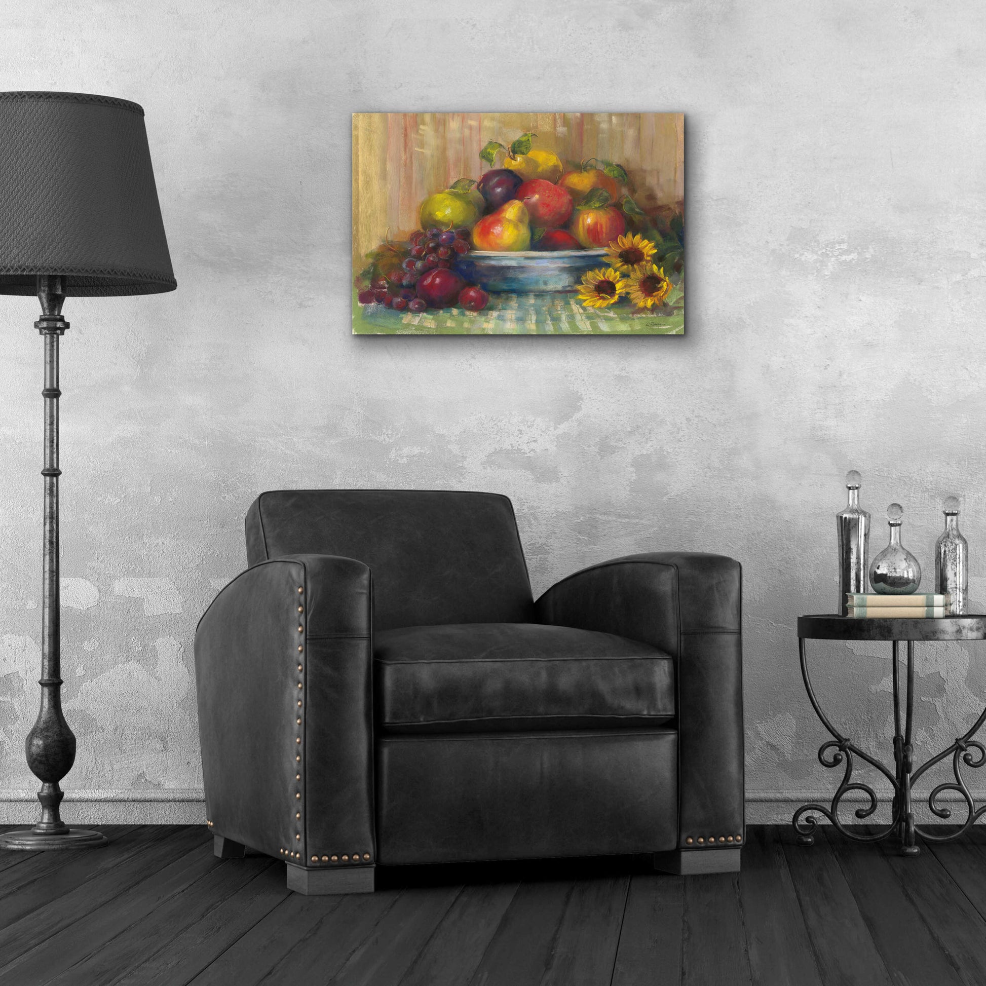 Epic Art 'Fruit Basket' by Carol Rowan, Acrylic Glass Wall Art,24x16