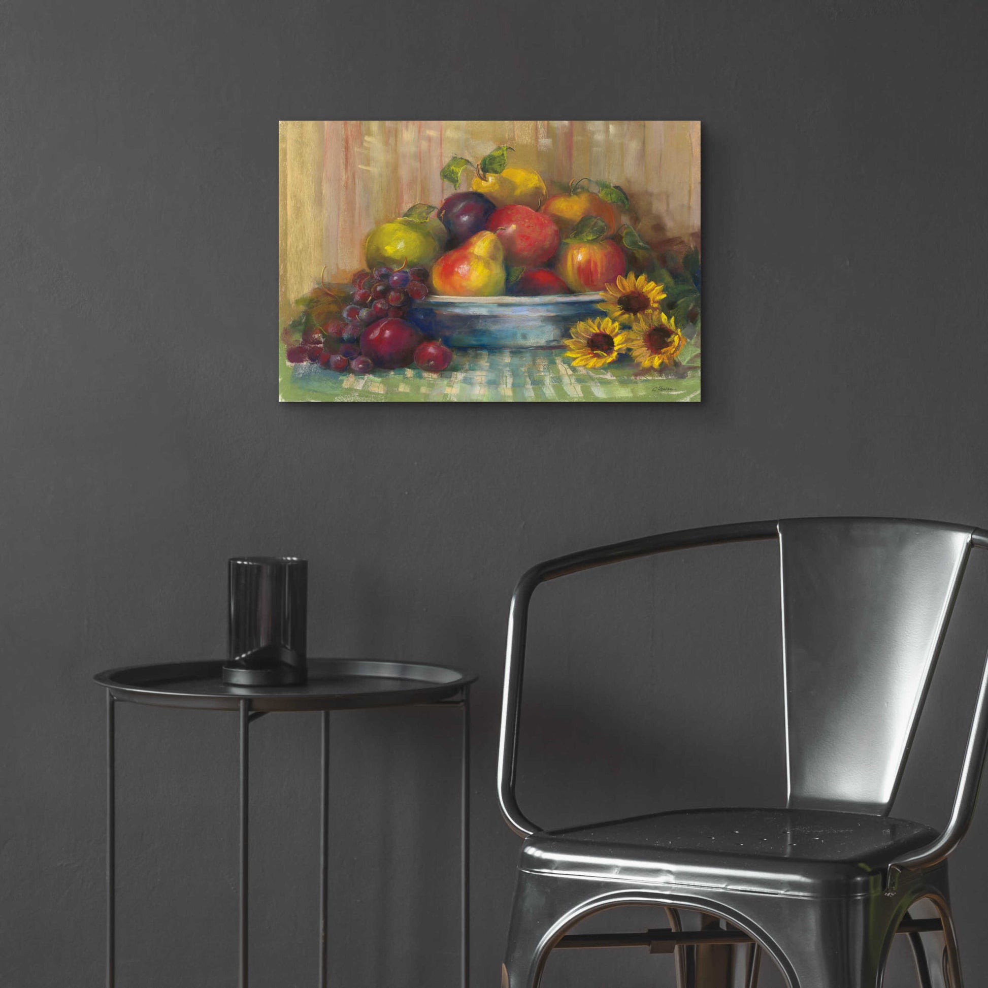 Epic Art 'Fruit Basket' by Carol Rowan, Acrylic Glass Wall Art,24x16