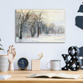 Winter In The Park by Carol Rowan - 16x12 acrylic wall art in a room