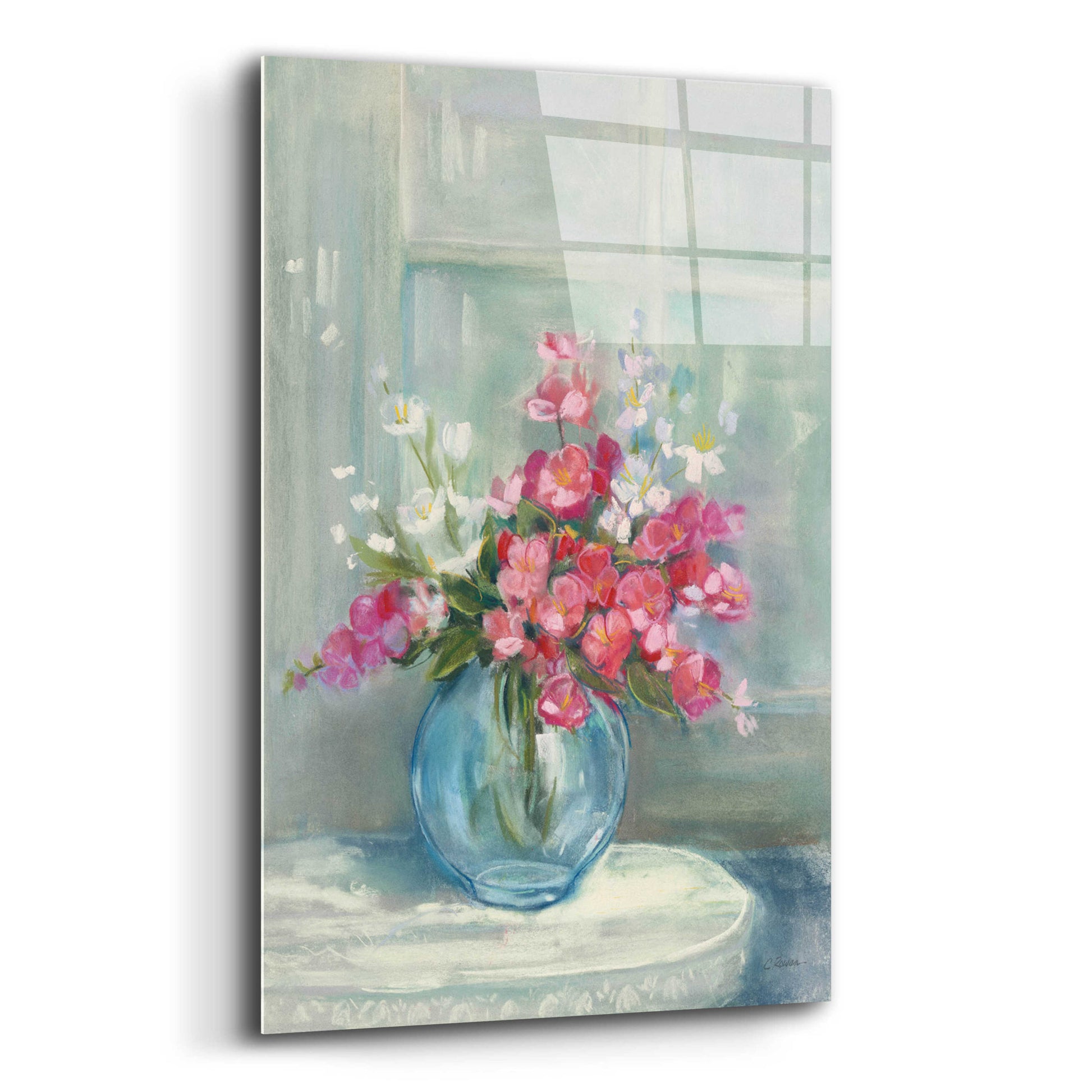 Epic Art 'Spring Bouquet I' by Carol Rowan, Acrylic Glass Wall Art,12x16