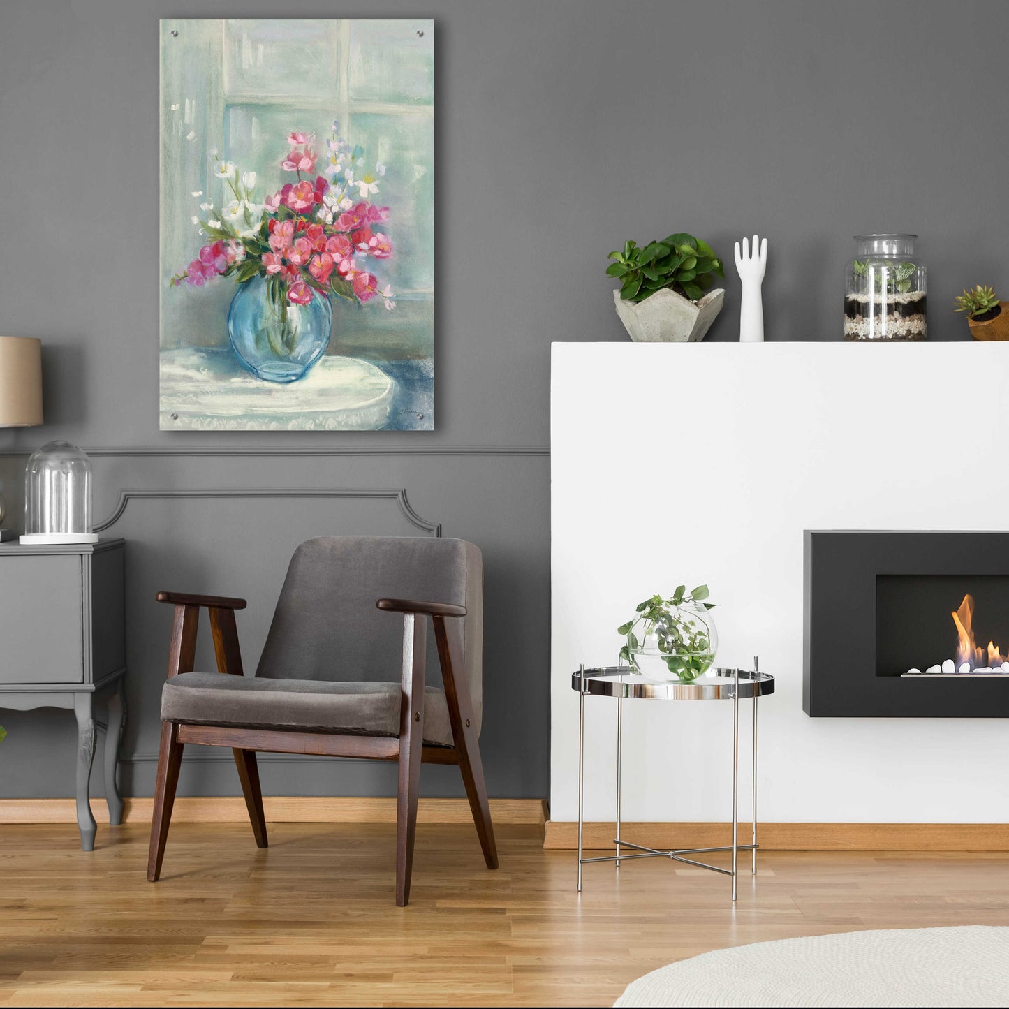 Epic Art 'Spring Bouquet I' by Carol Rowan, Acrylic Glass Wall Art,24x36