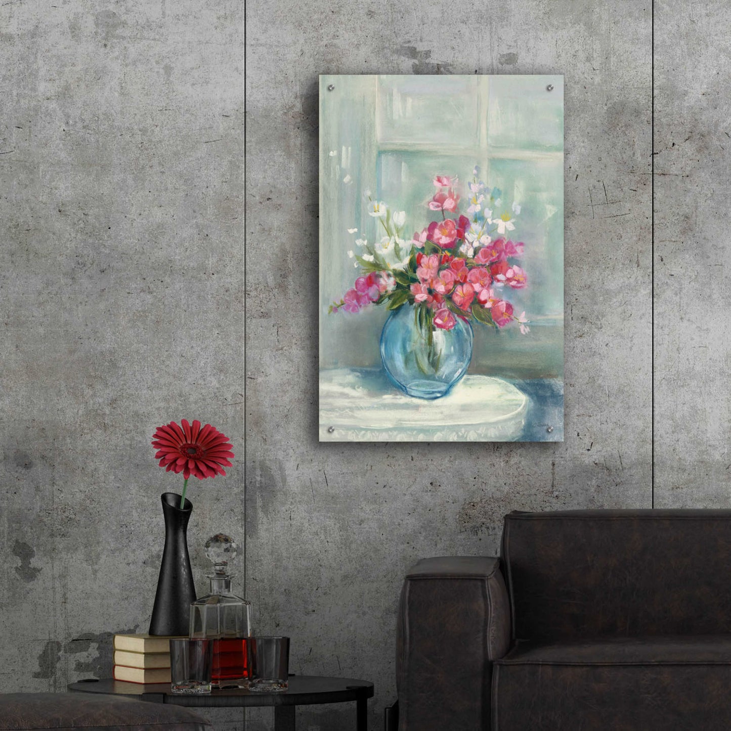 Epic Art 'Spring Bouquet I' by Carol Rowan, Acrylic Glass Wall Art,24x36