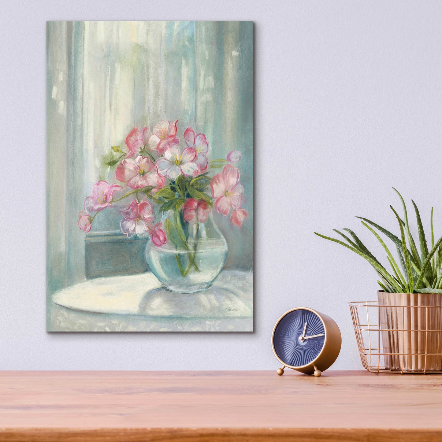 Epic Art 'Spring Bouquet II' by Carol Rowan, Acrylic Glass Wall Art,12x16