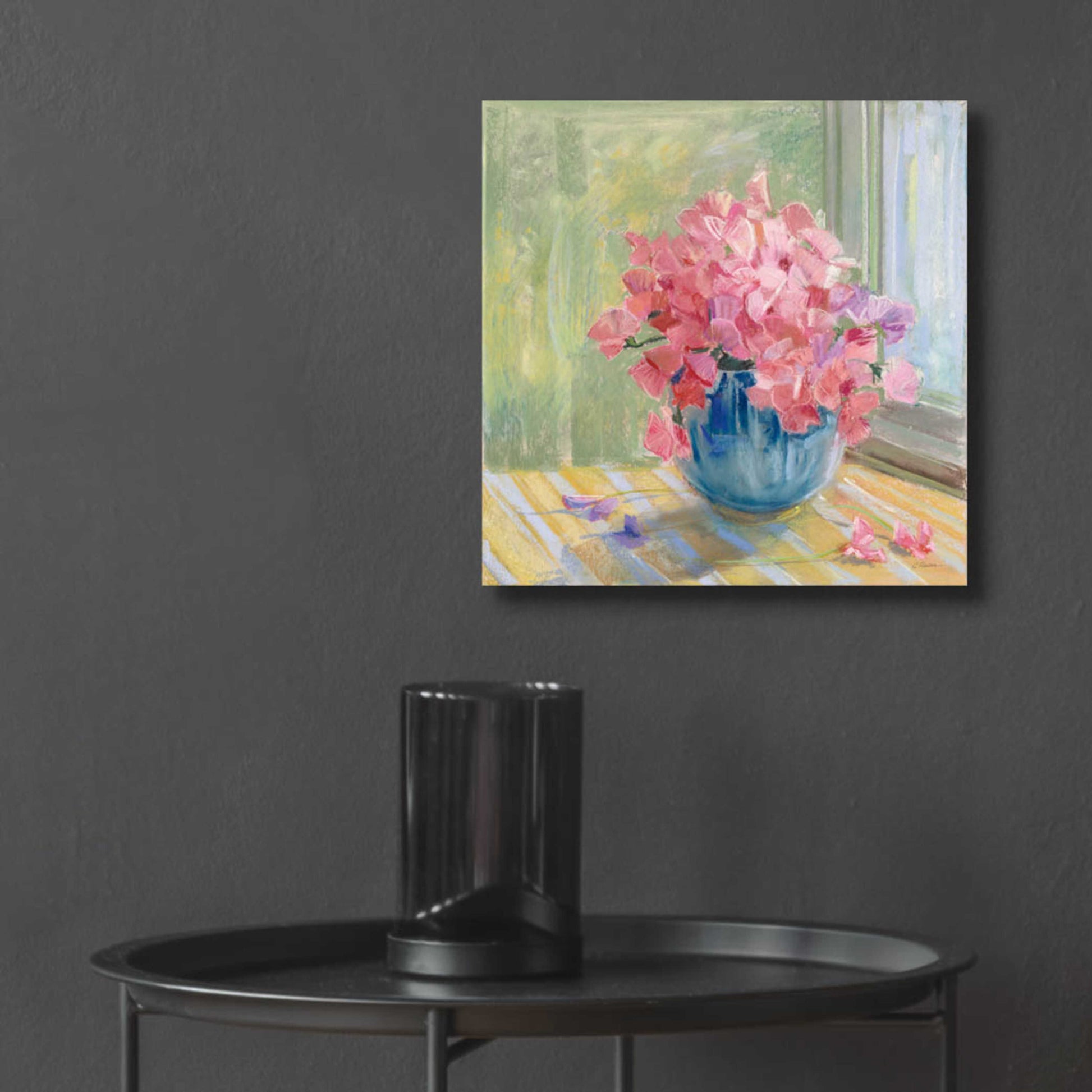 Epic Art 'Pretty In Pink' by Carol Rowan, Acrylic Glass Wall Art,12x12