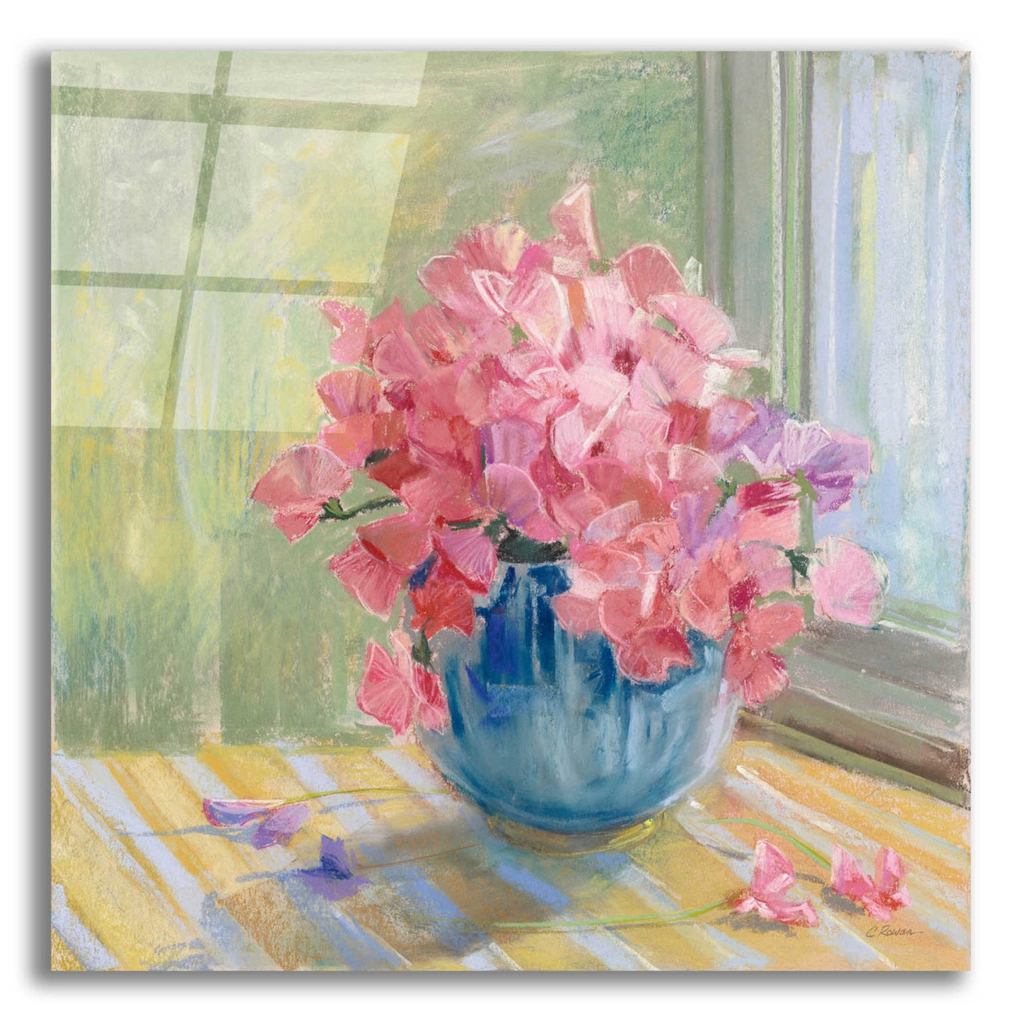 Epic Art 'Pretty In Pink' by Carol Rowan, Acrylic Glass Wall Art