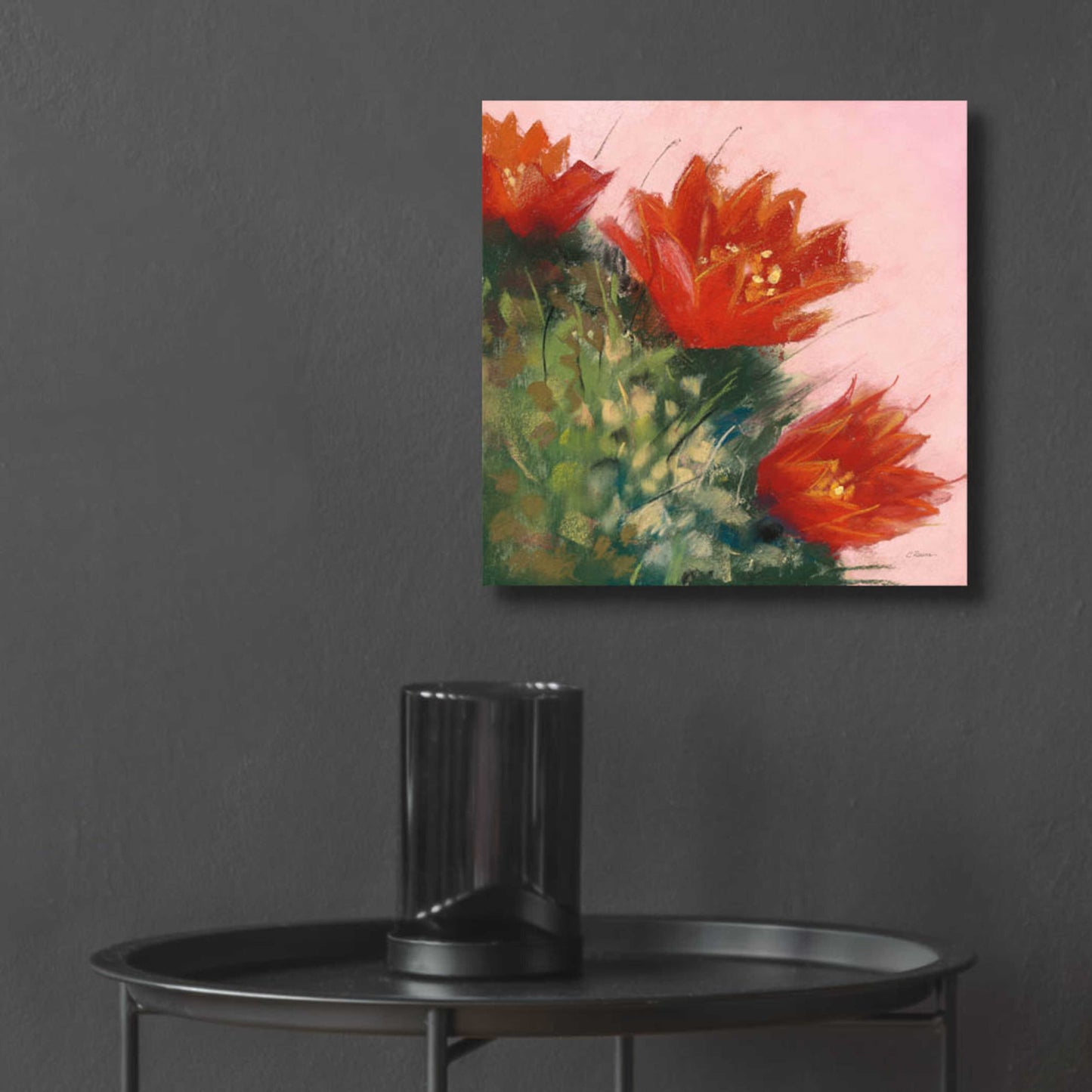 Epic Art 'Blooming Succulent IV' by Carol Rowan, Acrylic Glass Wall Art,12x12