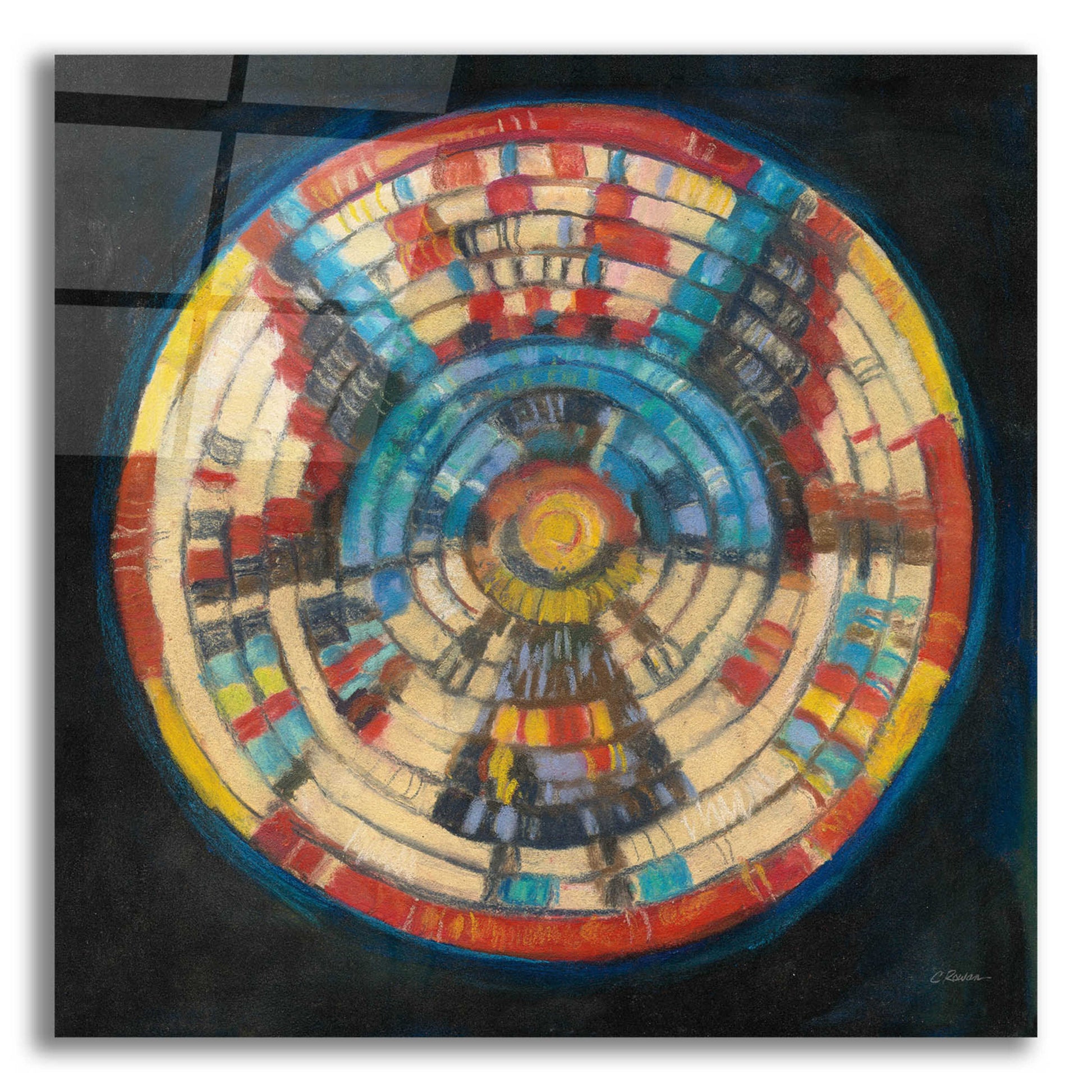 Epic Art 'Kachina Basket' by Carol Rowan, Acrylic Glass Wall Art