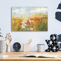 Poppies And Larkspur by Carol Rowan - 16x12 acrylic wall art in a room