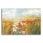 Poppies And Larkspur by Carol Rowan acrylic glass wall art