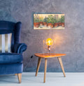 Country Herbs by Carol Rowan - 24x12 acrylic wall art in a room