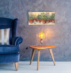 Country Herbs by Carol Rowan - 24x12 acrylic wall art in a room