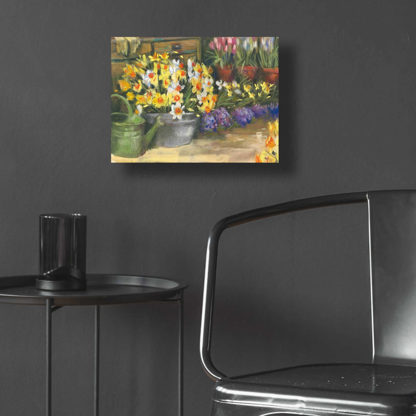 Epic Art 'Spring Daffodils' by Carol Rowan, Acrylic Glass Wall Art,16x12