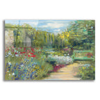 Garden Bench by Carol Rowan acrylic glass wall art