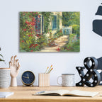 Cottage Garden by Carol Rowan - 16x12 acrylic wall art in a room
