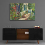 Cottage Garden by Carol Rowan - 36x24 acrylic wall art in a room