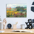 Garden Border by Carol Rowan - 16x12 acrylic wall art in a room