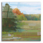Abstract Field I Bright Blue Sky by Carol Rowan acrylic glass wall art