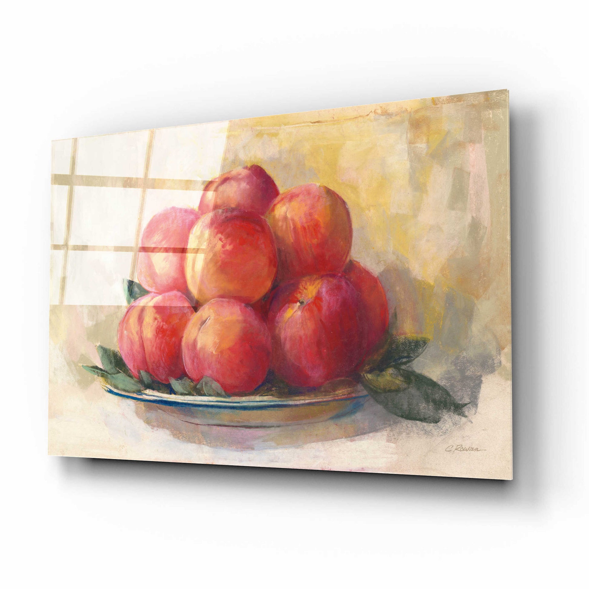 Epic Art 'Fruit Bowl' by Carol Rowan, Acrylic Glass Wall Art,16x12