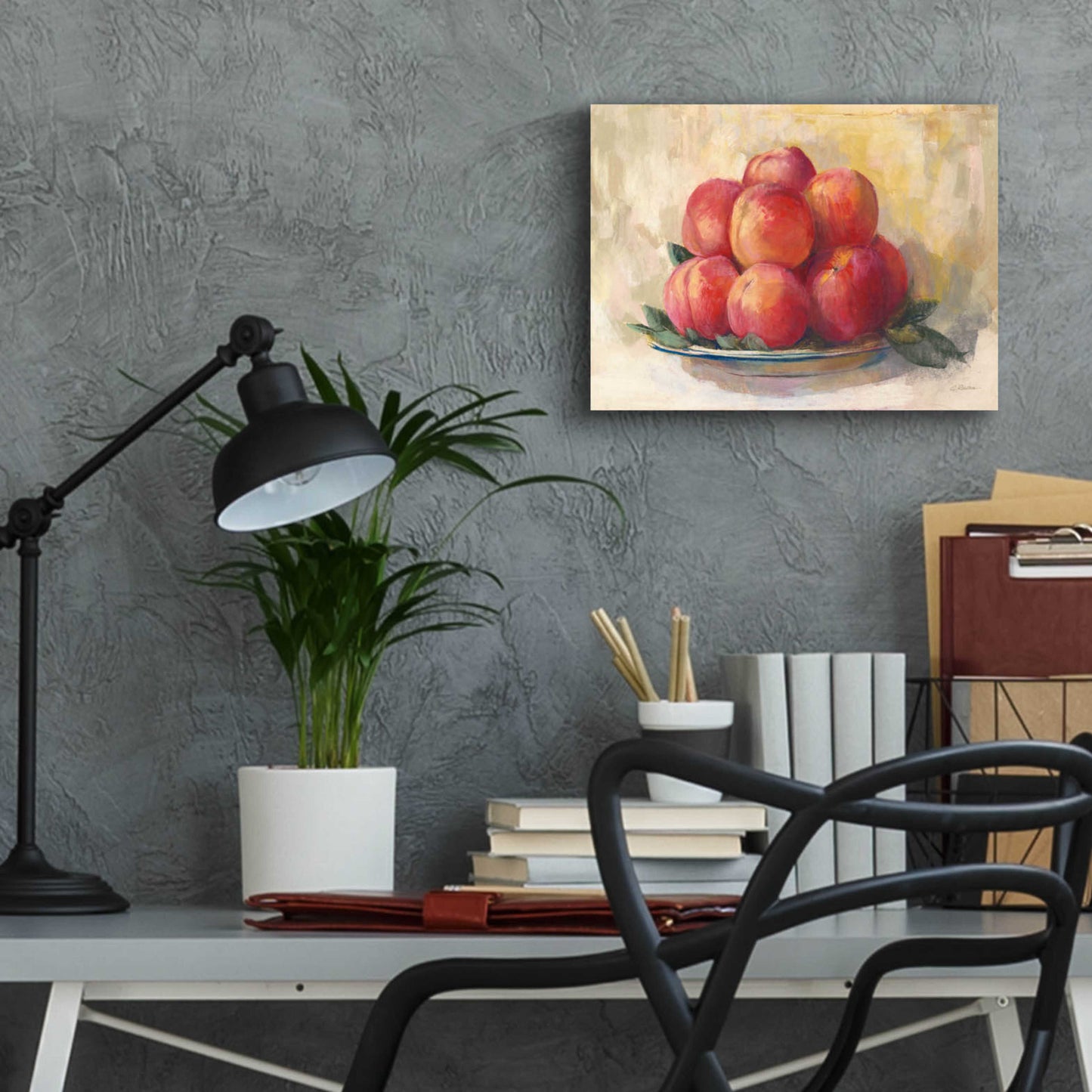 Epic Art 'Fruit Bowl' by Carol Rowan, Acrylic Glass Wall Art,16x12