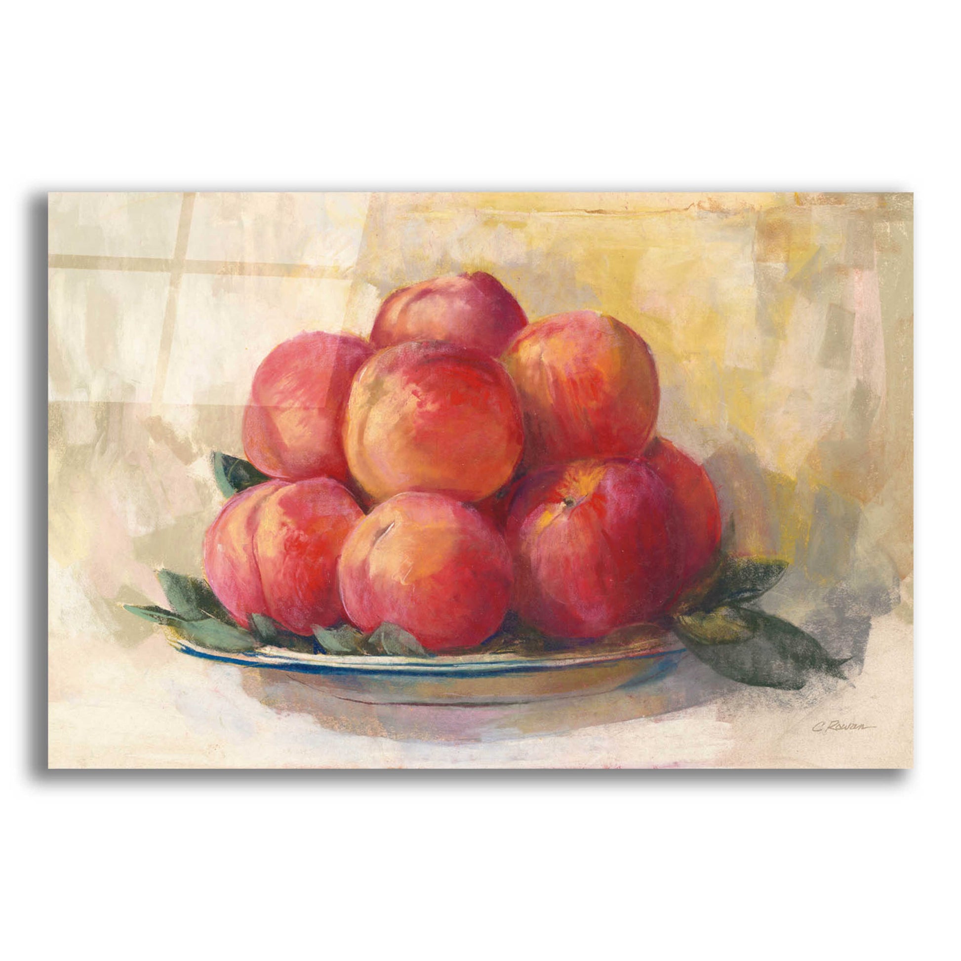 Epic Art 'Fruit Bowl' by Carol Rowan, Acrylic Glass Wall Art,24x16