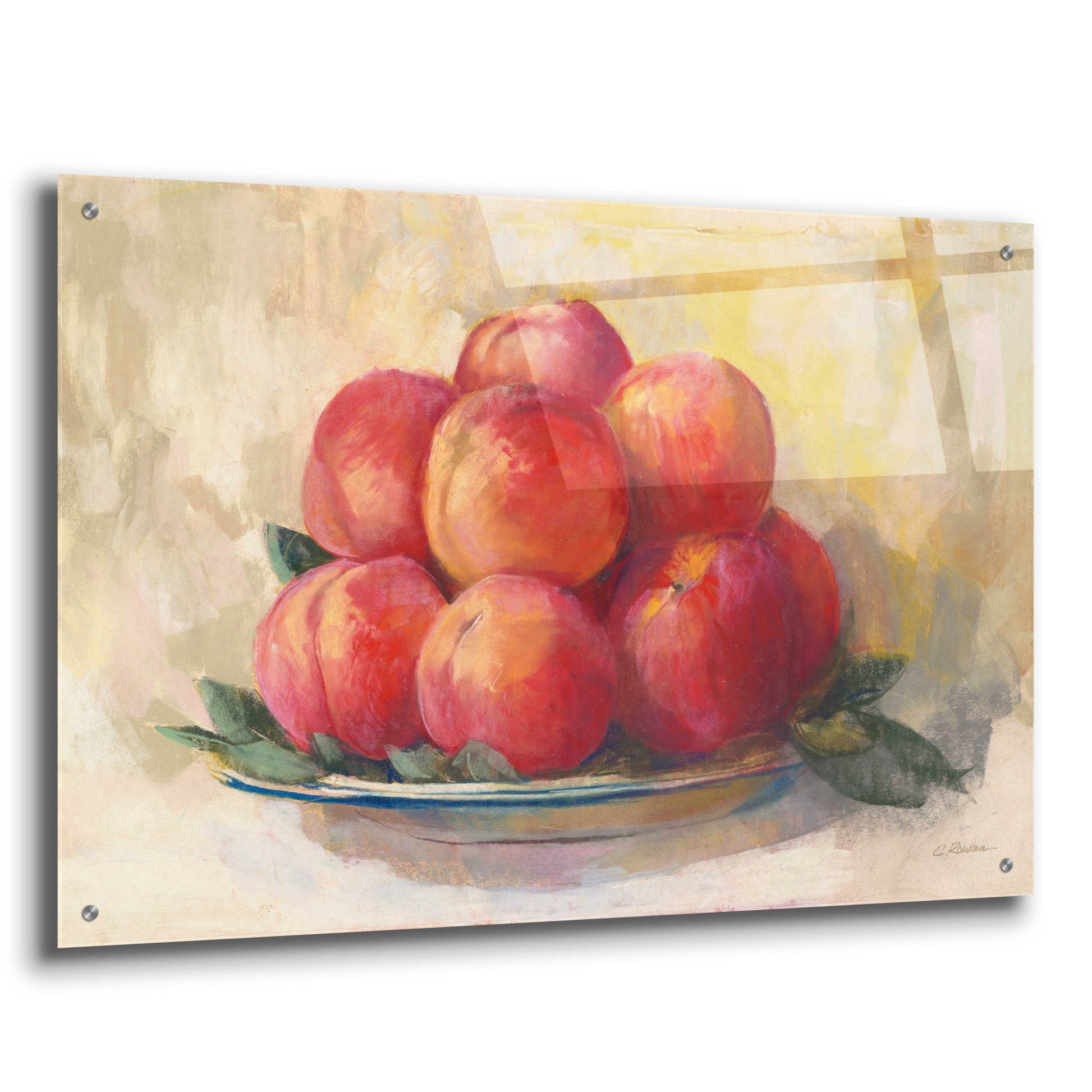 Epic Art 'Fruit Bowl' by Carol Rowan, Acrylic Glass Wall Art,36x24