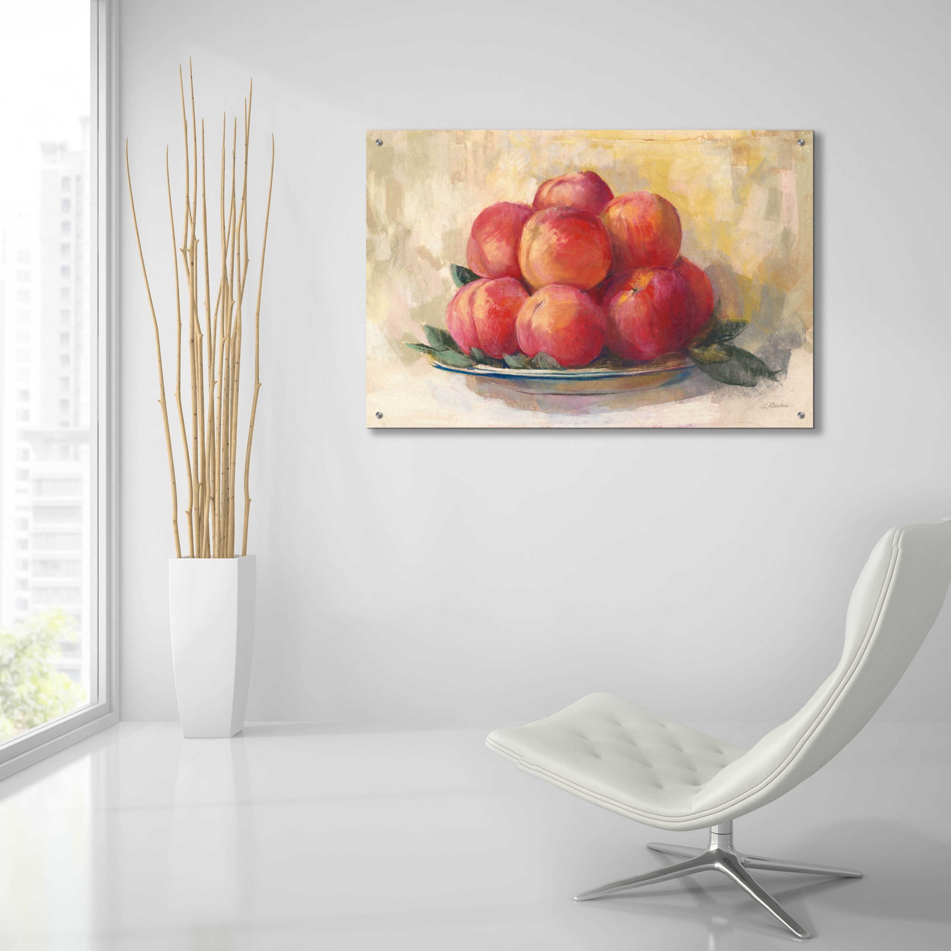 Epic Art 'Fruit Bowl' by Carol Rowan, Acrylic Glass Wall Art,36x24