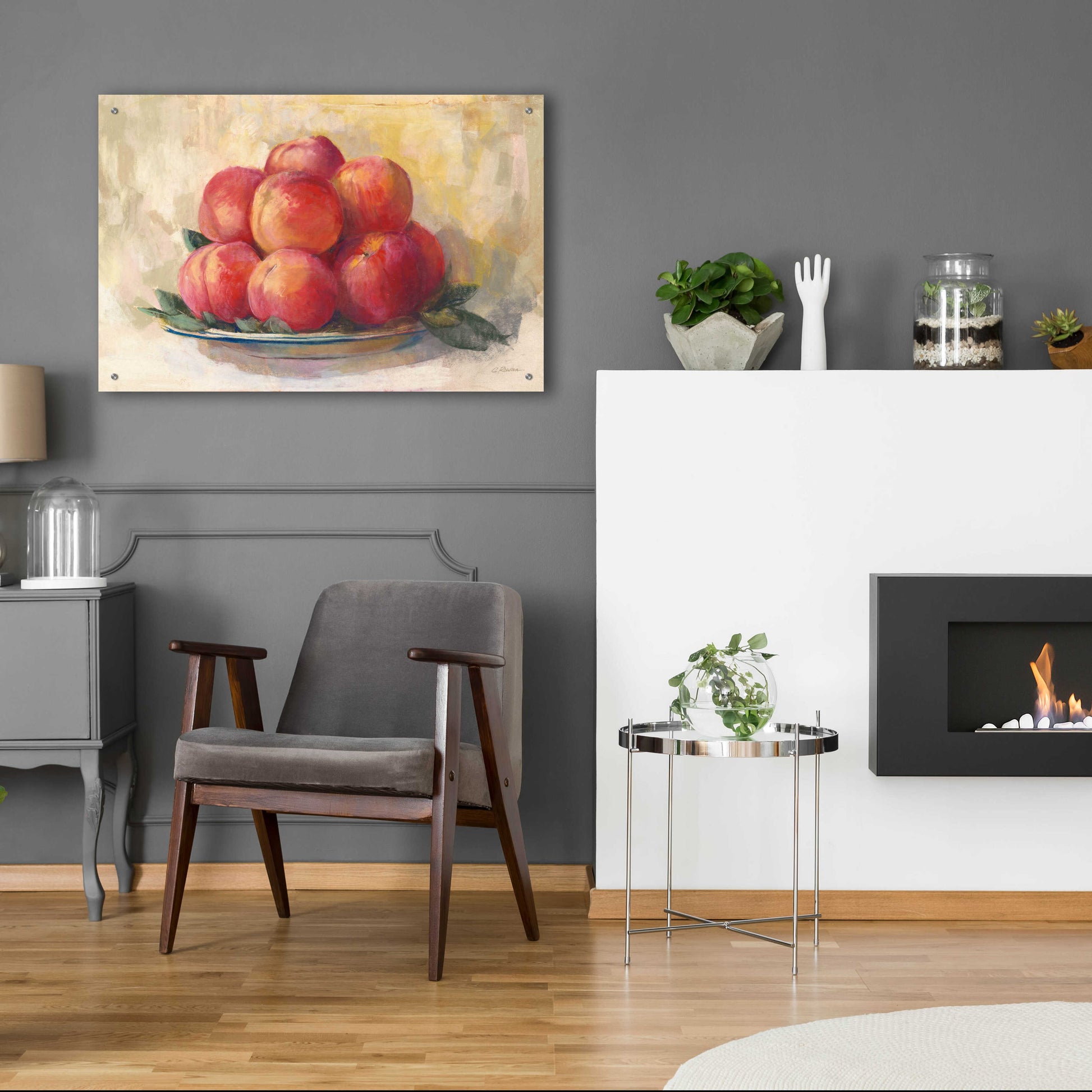 Epic Art 'Fruit Bowl' by Carol Rowan, Acrylic Glass Wall Art,36x24